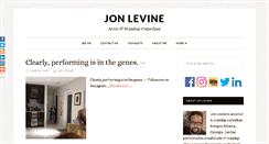 Desktop Screenshot of jonlevine.com