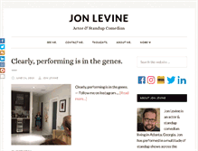 Tablet Screenshot of jonlevine.com